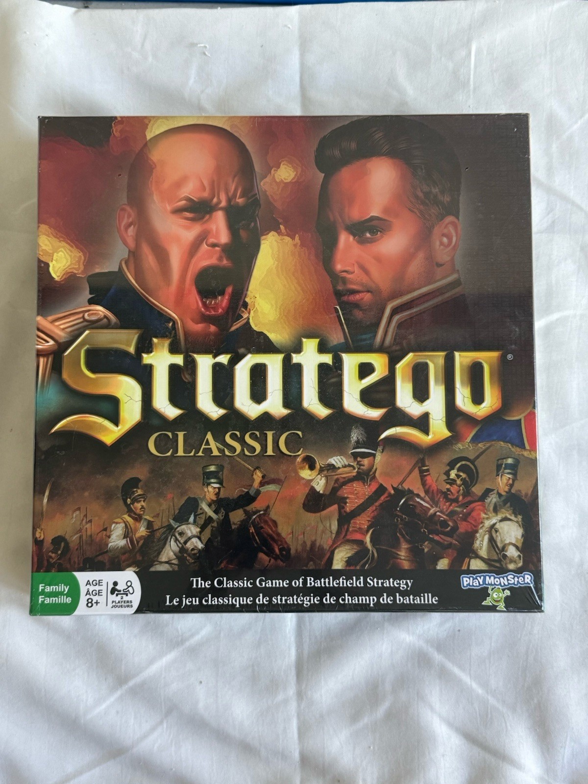Stratego Classic Board Game PlayMonster 2016 New Sealed Battlefield Strategy