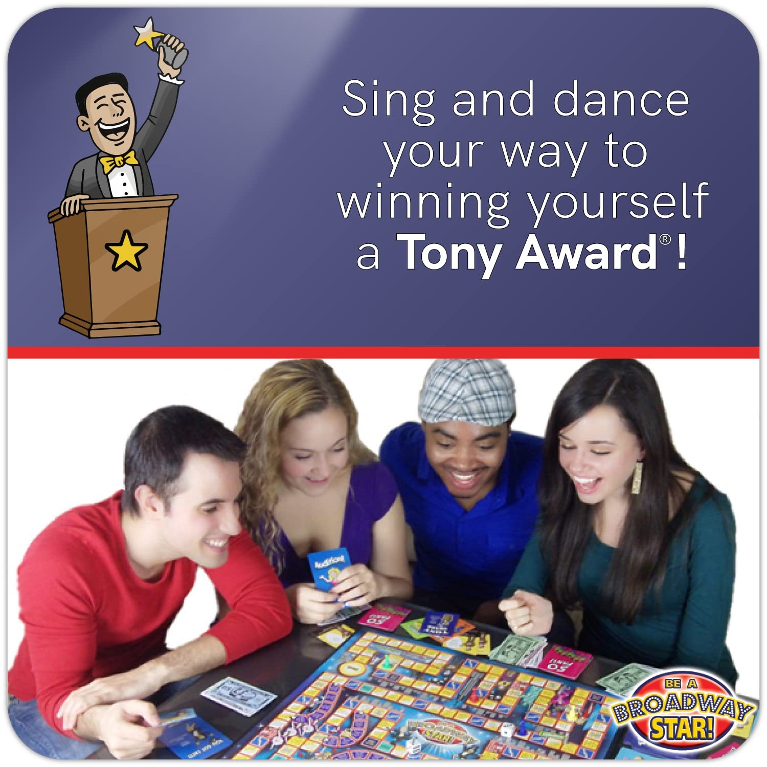 BE A BROADWAY STAR! – The Classic Theater and Musical Trivia Board Game That …