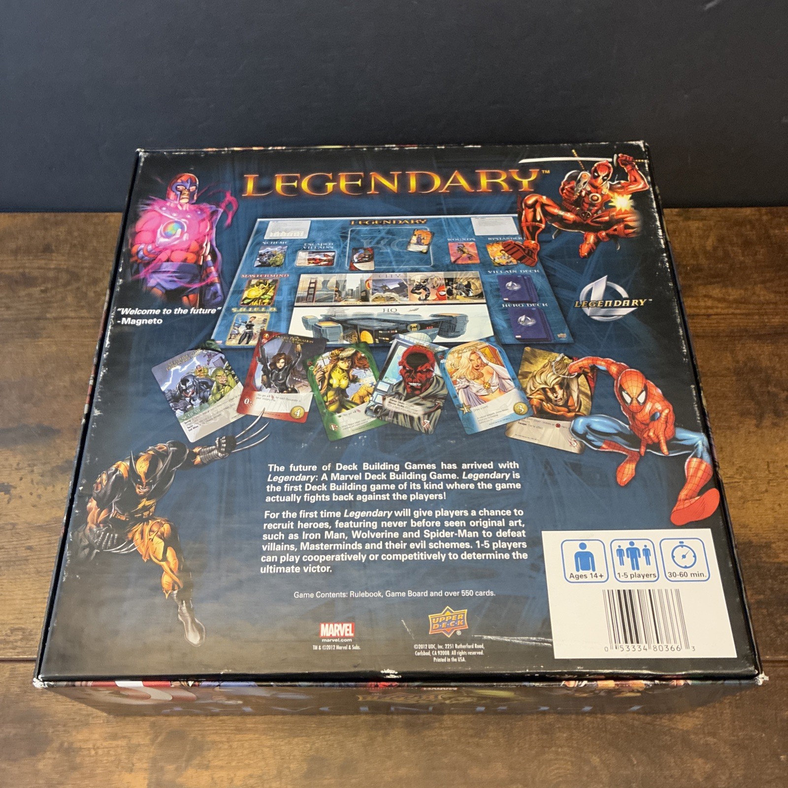 Legendary A Marvel Deck Building Card Game Base Set 2012 Missing 1 Sentinel Card