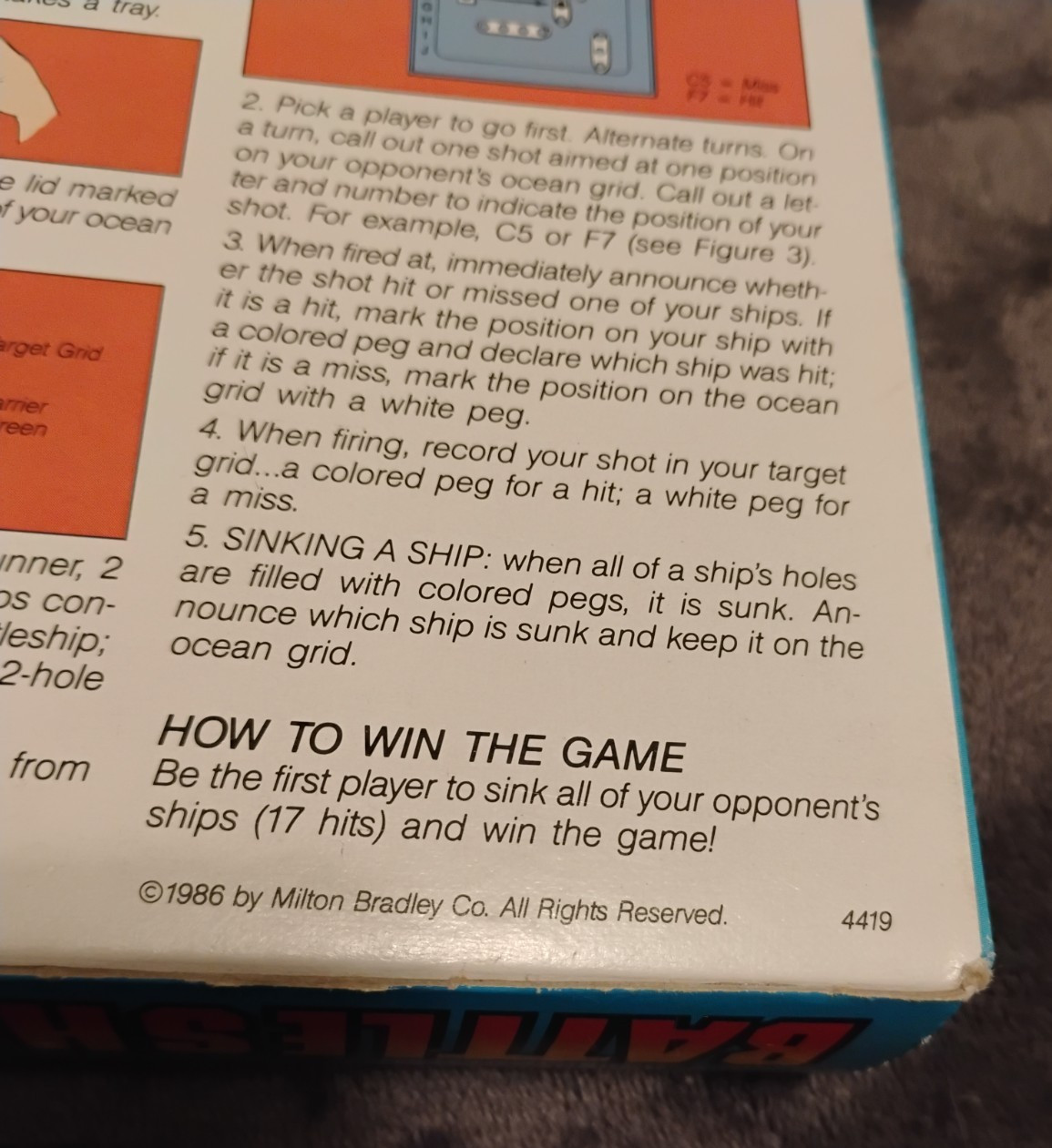 Vintage 1986 Travel Battleship Game New in Box Milton Bradley MB Classic