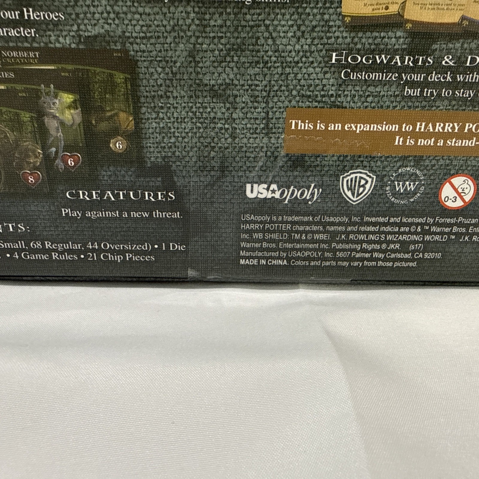NIB Harry Potter Hogwarts Battle The Monster Box of Monsters Card Game Expansion