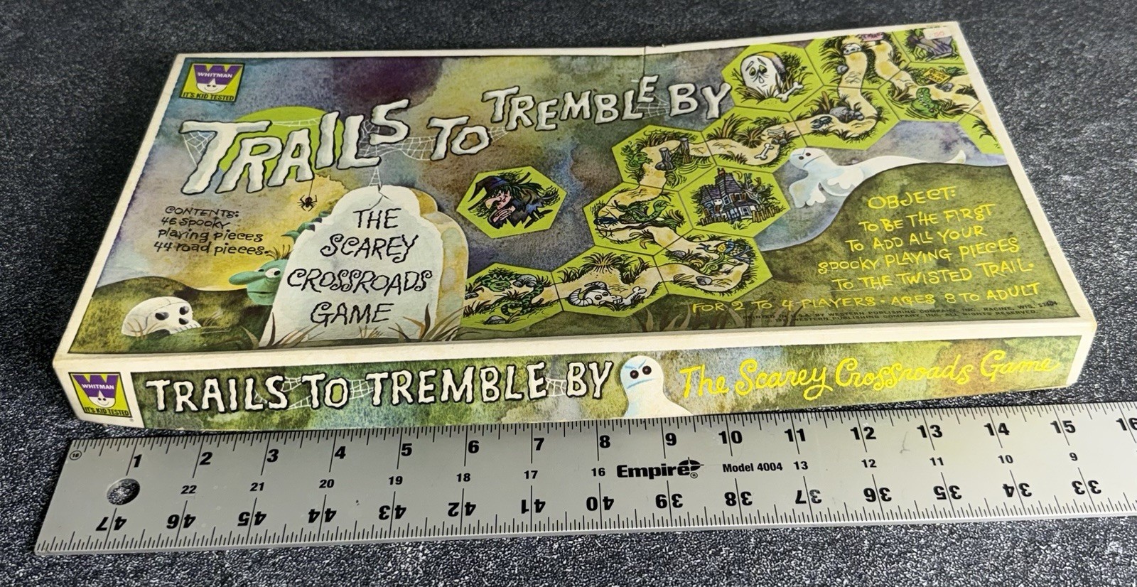 Vintage Whitman Trails to Tremble by – Scarey Crossroads Game – Complete 4702