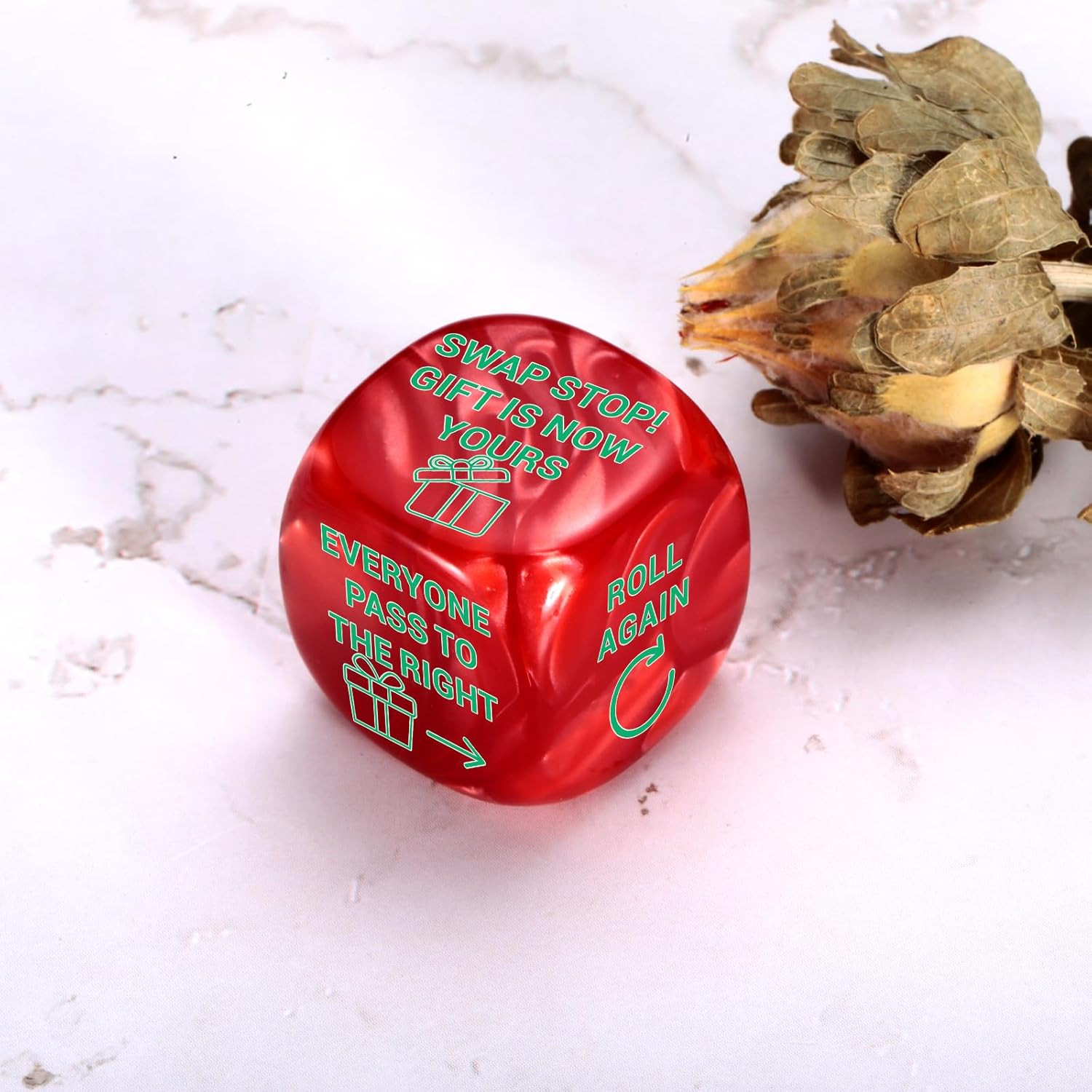 Santa Swap Gift Exchange Dice Gag Gifts Funny Adult Christmas Dice Gift Exchange