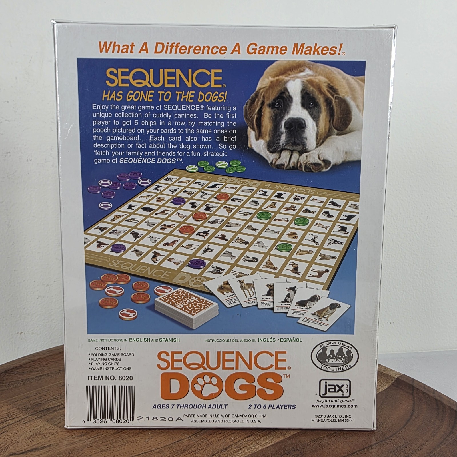 Sequence Dogs Board Game Jax 2013 Brand New Sealed Free Shipping