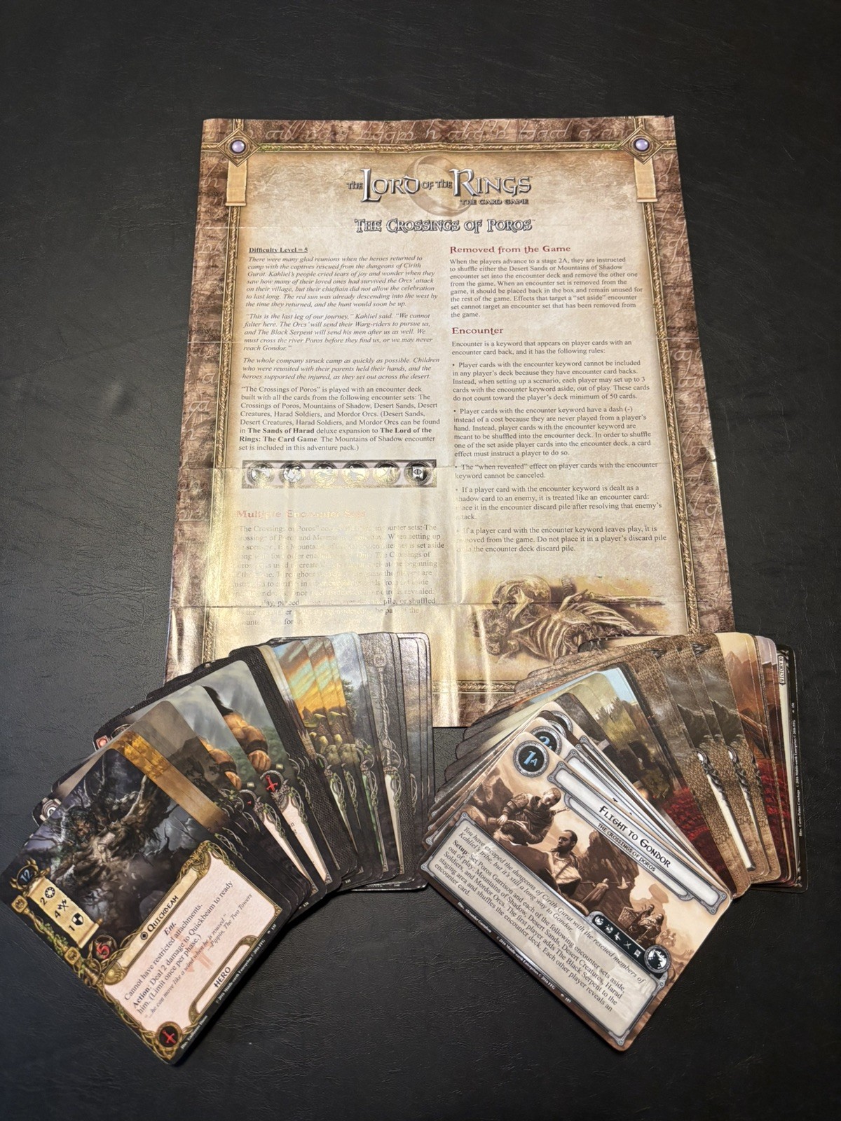 Lord of the Rings LCG – Complete Haradrim Cycle, Deluxe Expansion + 6 APs