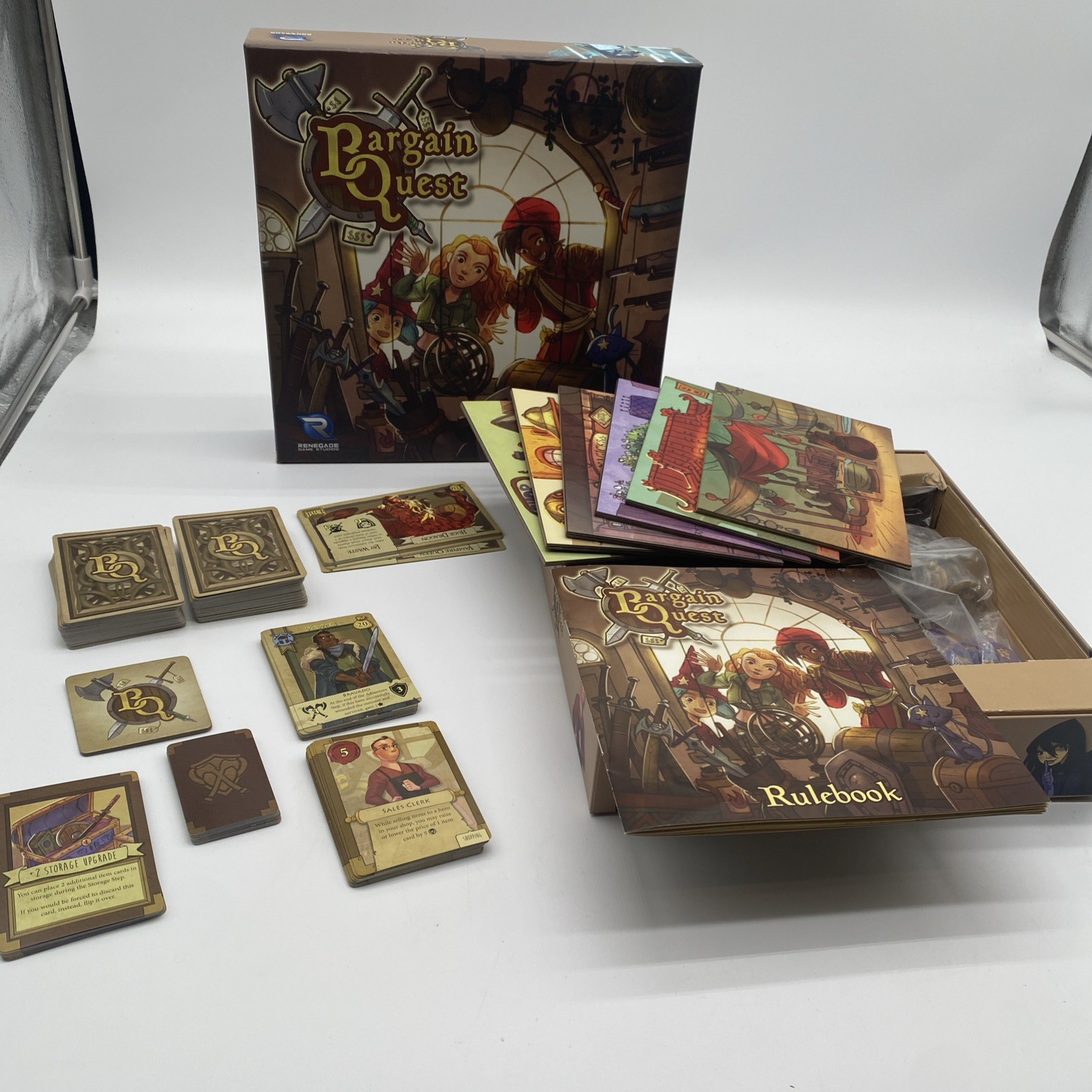 Bargain Quest Board Game Renegade Game Studio 2019 Adventures in Capitalism 100%