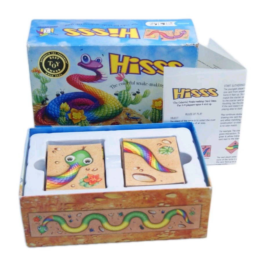 HISSS The Colorful Snake Making Tile Matching Game 2016 Gamewright Complete