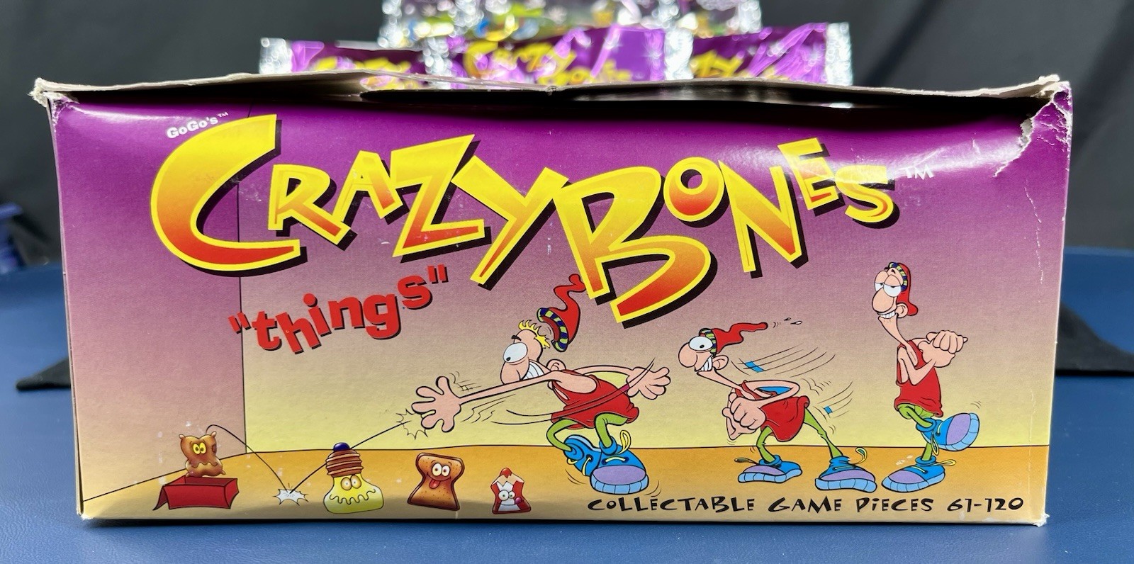 10 Sealed Packs GoGo’s Crazy Bones Things & Empty Display Box
