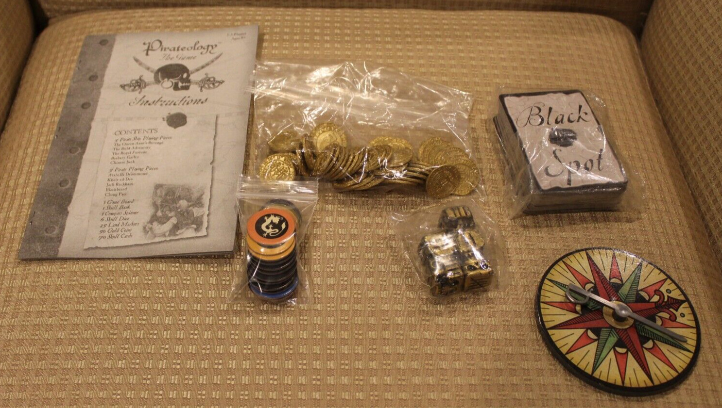 Pirateology The Board Game Sababa Toys 2007 Pirates Skull Ships Complete