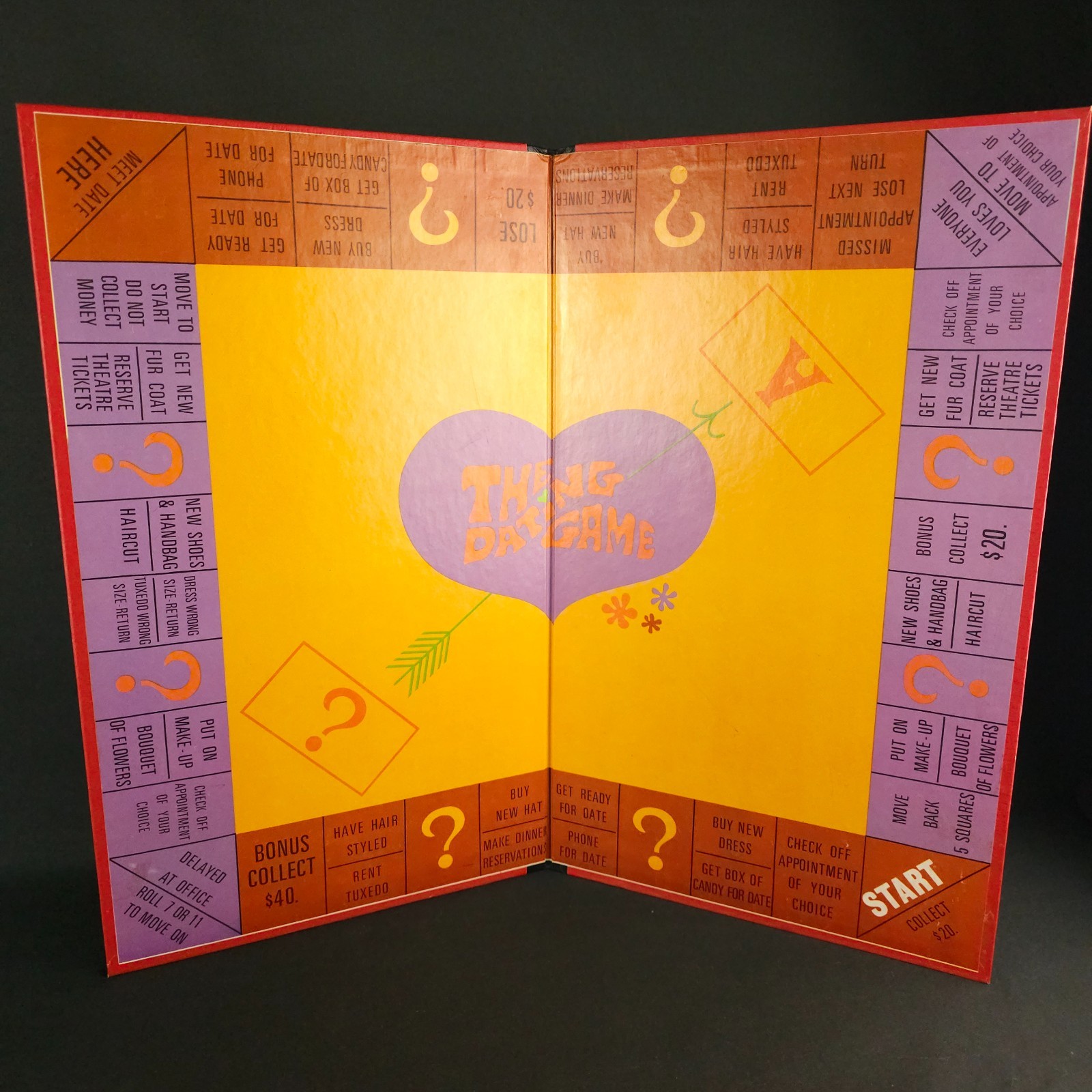 Vintage 1967 The Dating Game by Hasbro, 1st Edition – Missing One Pawn