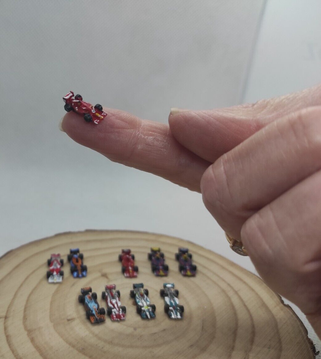 FORMULA D Artisan F 1 TEAMS 2024. 1 3D car Handmade painting. Board Game.