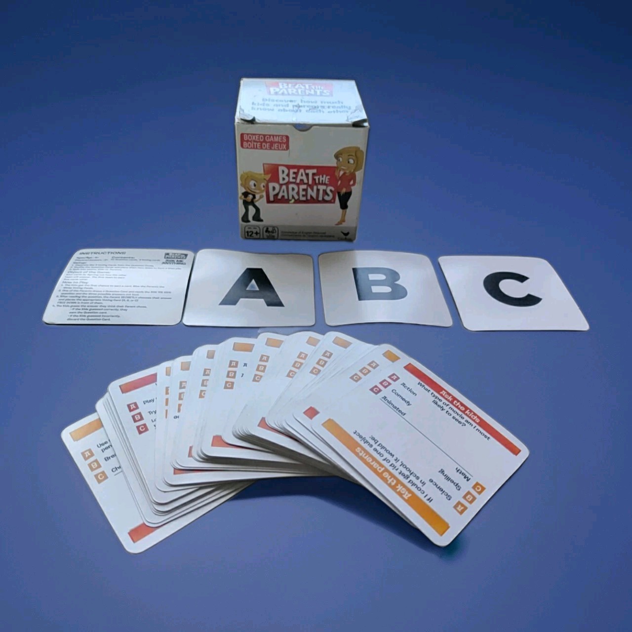 Beat The Parents Classic Family Trivia Game Parents VS Kids for Ages 6+ Travel