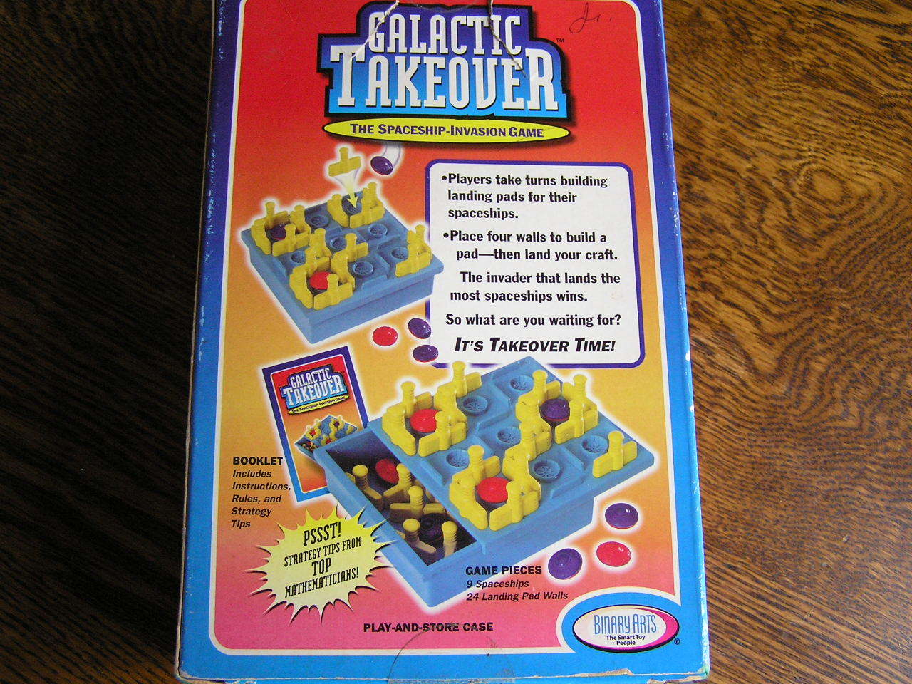 2000 Binary Arts 2~Player GALACTIC TAKEOVER Strategy Game For Thinkers Ages 8+