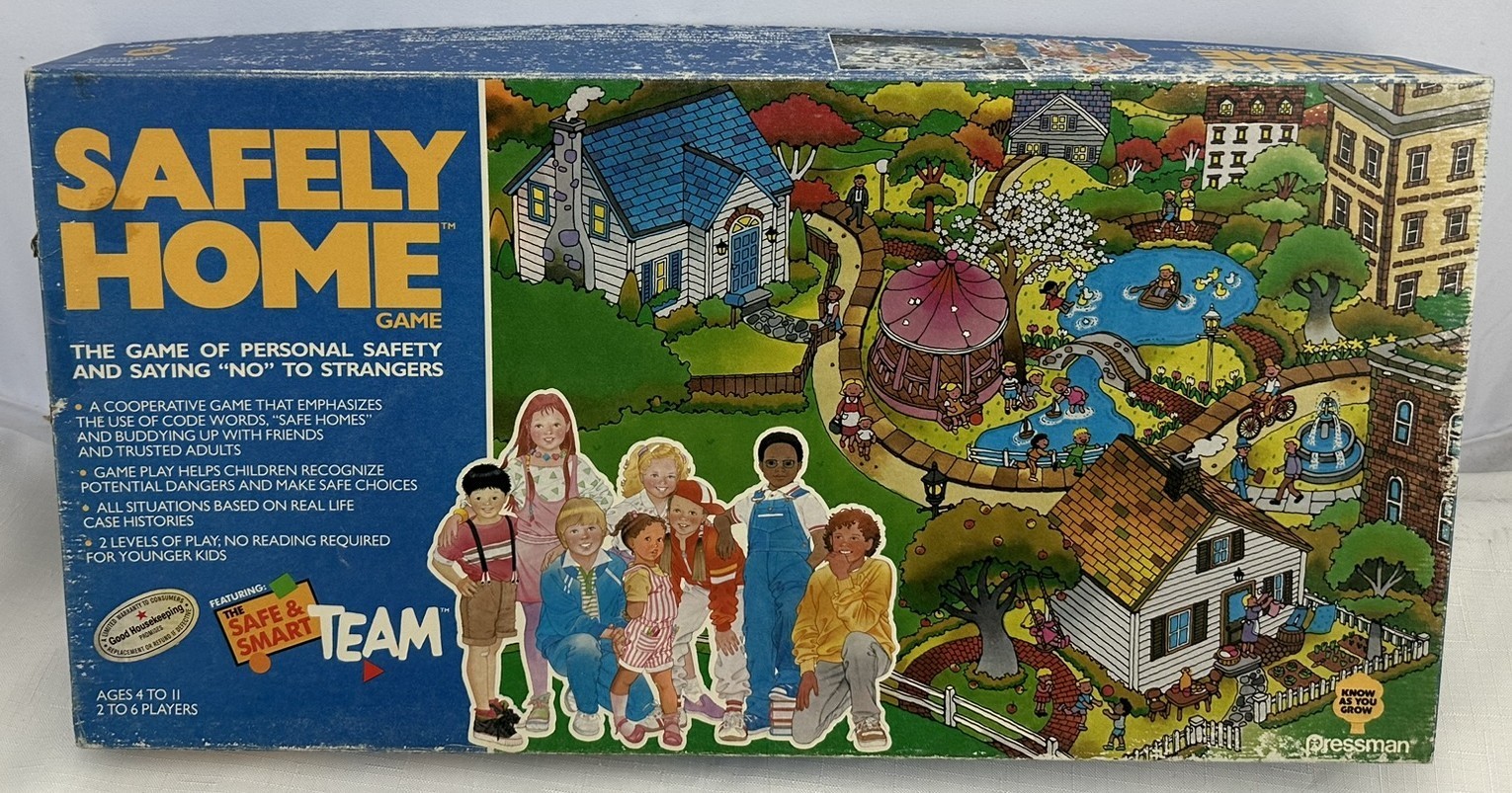 1985 Safely Home Game by Pressman Complete in Very Good Condition FREE SHIPPING
