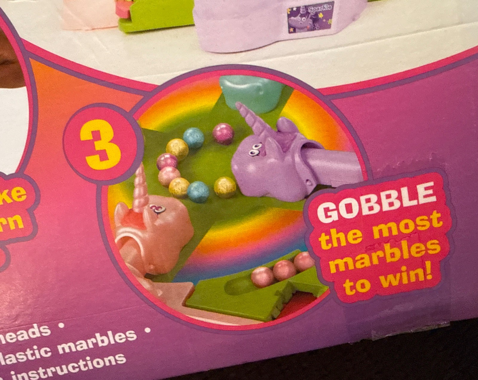 Hasbro Gaming 2020 Hungry Hungry Hippos Unicorn Edition Preschool 4+ New In Box