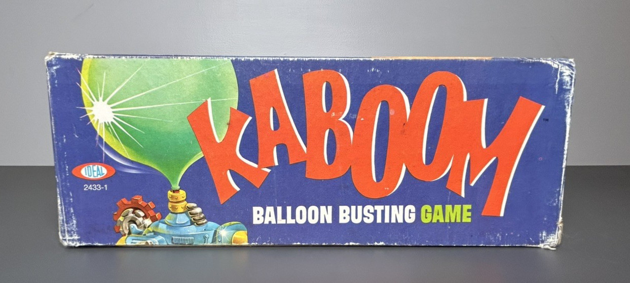 Vintage KABOOM Balloon Busting game 1965 by Ideal