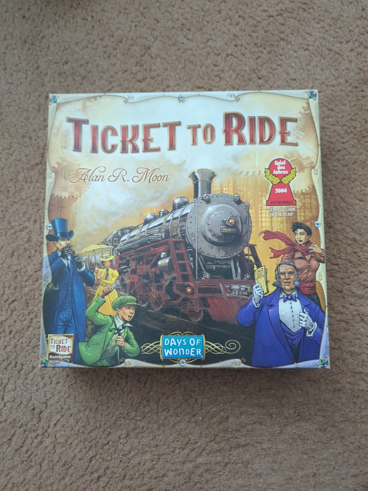 Days of Wonder Ticket To Ride by Alan R. Moon Train Adventure Board Game 2012