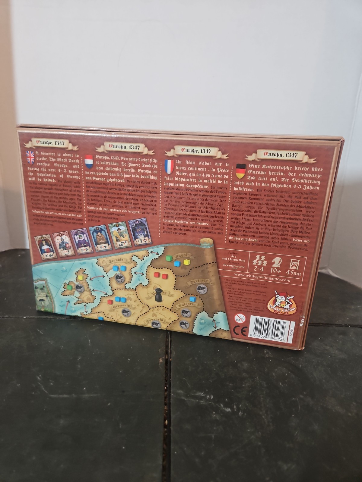 Rattus Box Complete and Ex. Cond. Z-Man Boardgame