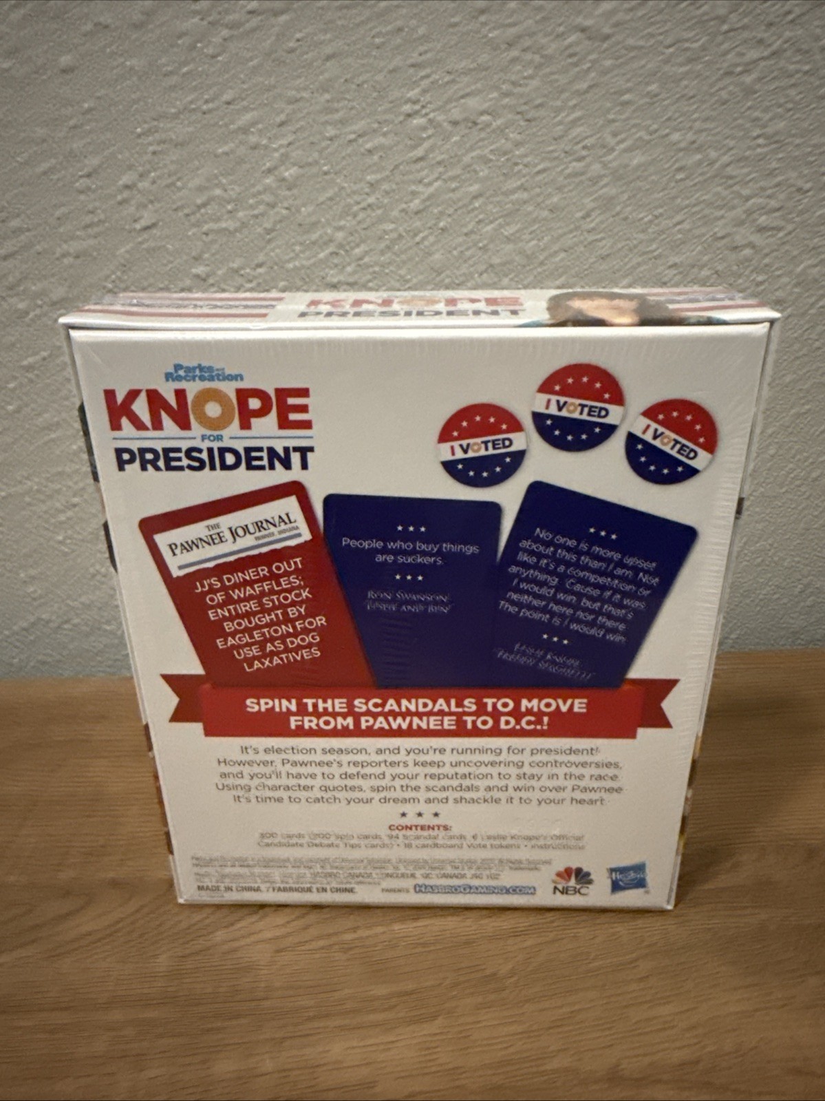 Knope For President Party Card Game for Ages 14 and Up