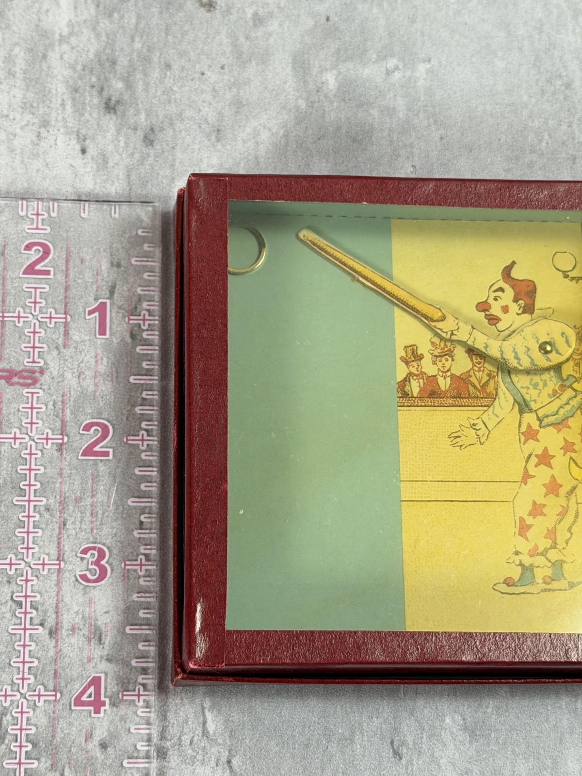 Franz Josef Holler Clown Dexterity Game Germany Vintage 1984 L’anneu Du Clown