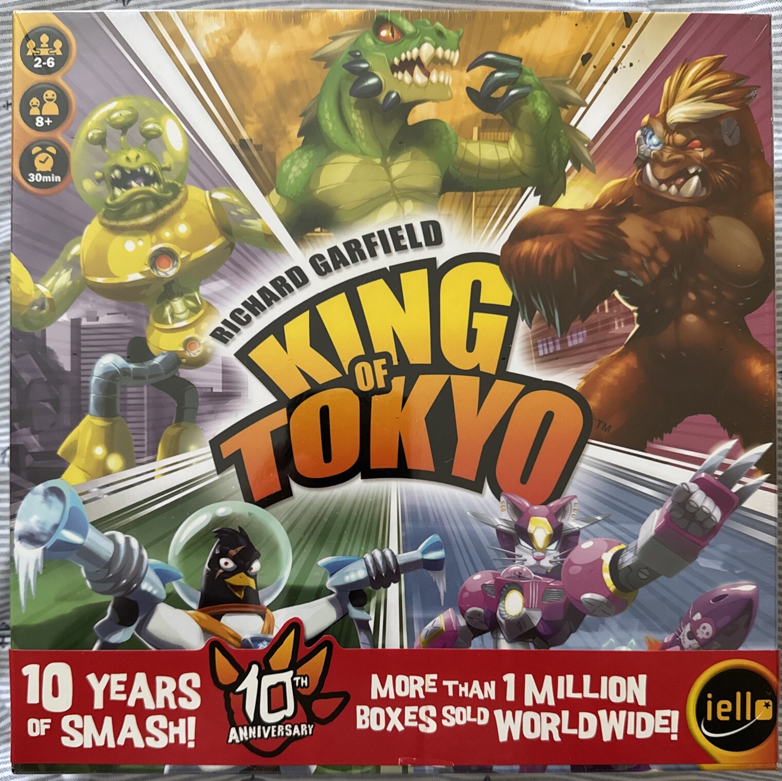 King of Tokyo Board Game 2014 Release – Richard Garfield IELLO – Sealed BG4