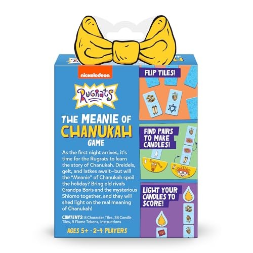 Rugrats Chanukah Tabletop Game Colorful Tile Matching For Ages 5 And Up