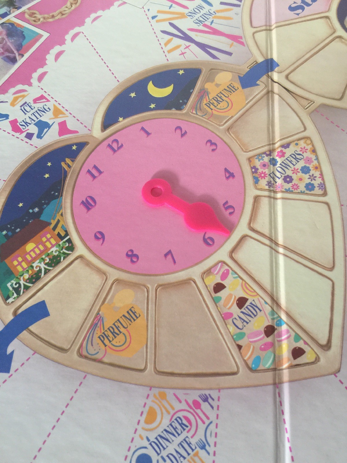 Barbie Dream Date Board Game 1992 Part Game Board