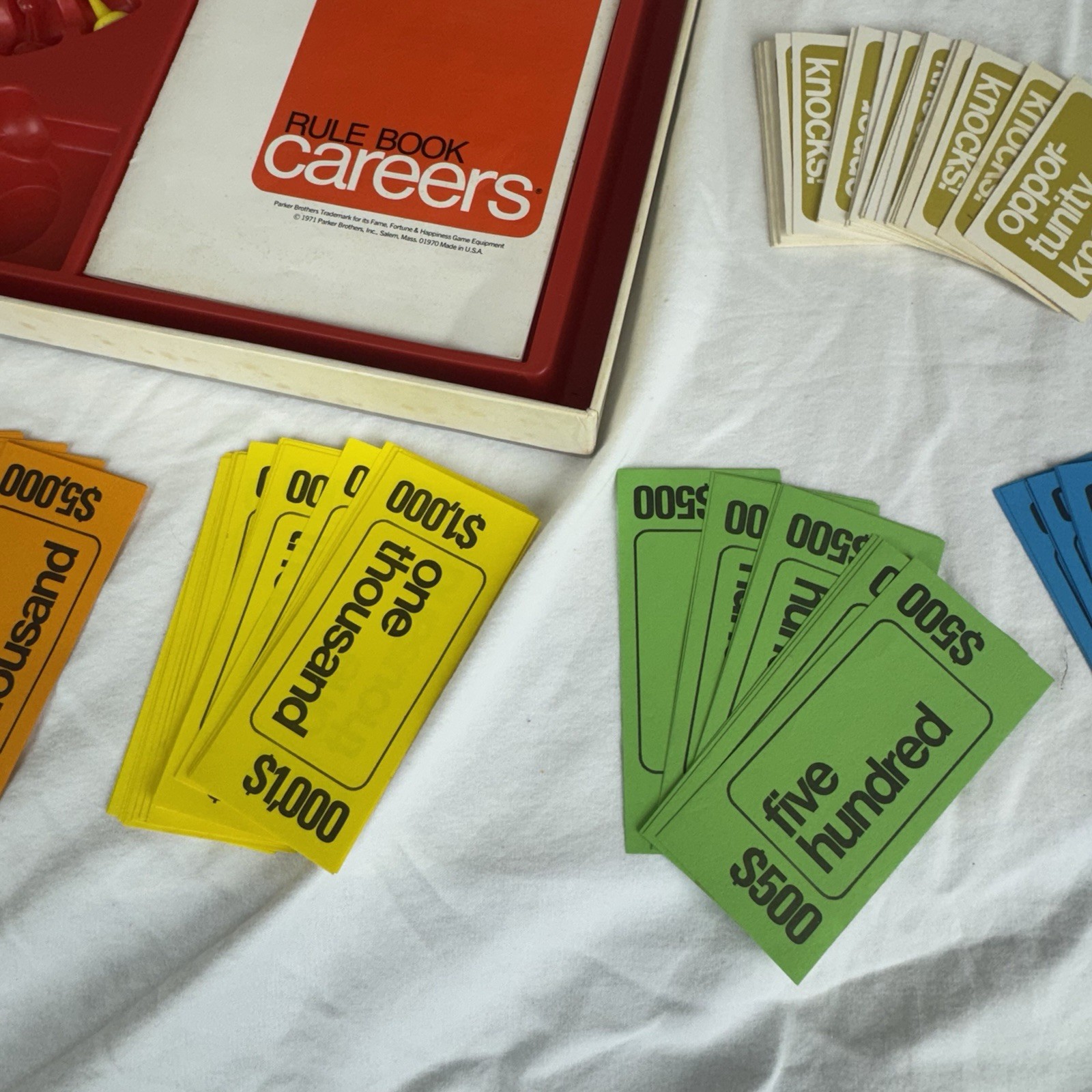 Vtg 1971 Parker Bros Careers Board Game Complete Orange Box Space Ecology