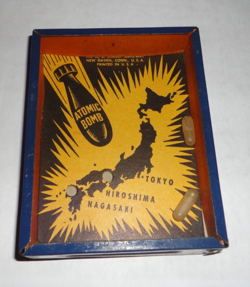 Vintage AC GILBERT Atomic Bomb Hiroshima Nagasaki Japan DEXTERITY GAME Excellent