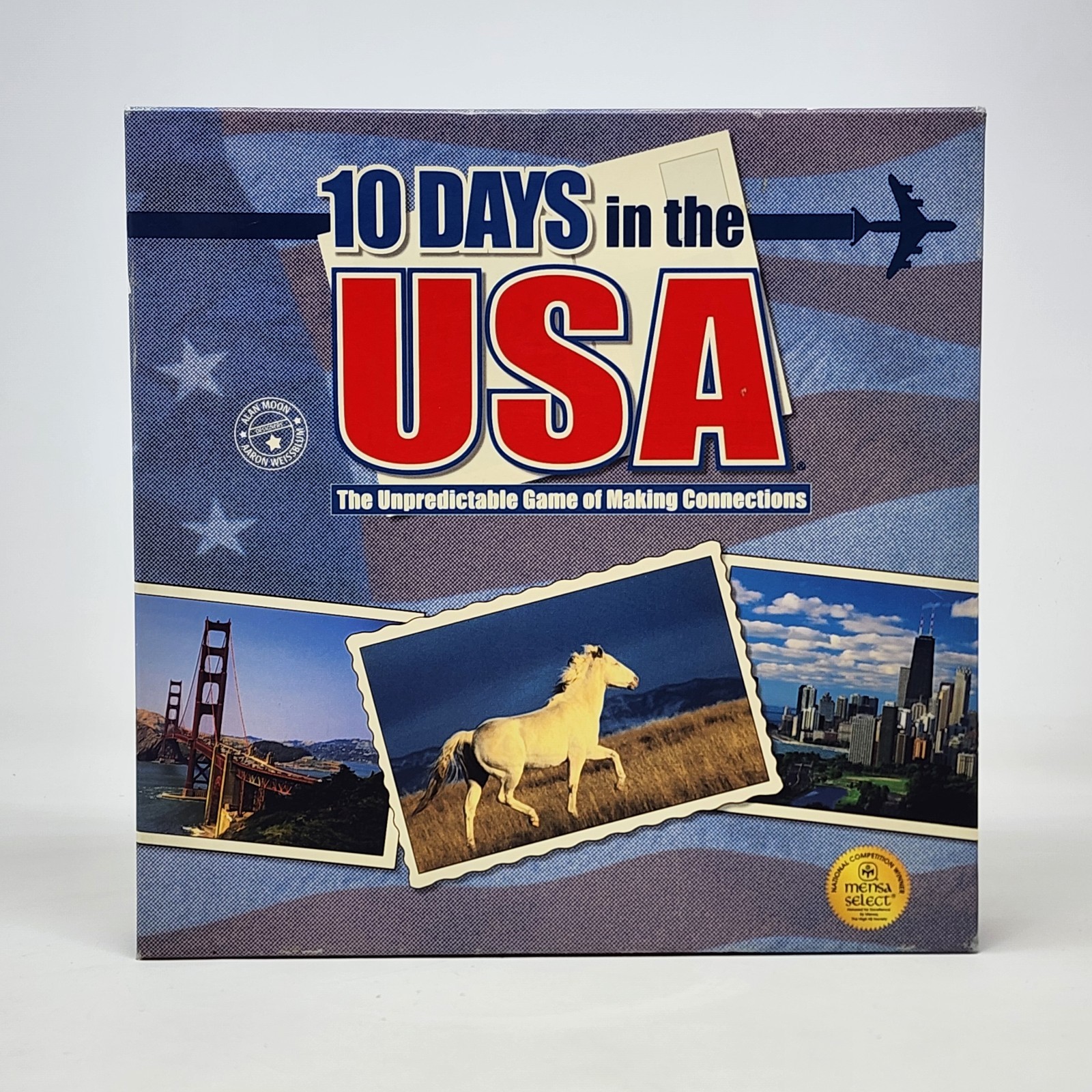 10 Days In The USA Board Game Out Of The Box Publishing 2003 Complete Pre-owned