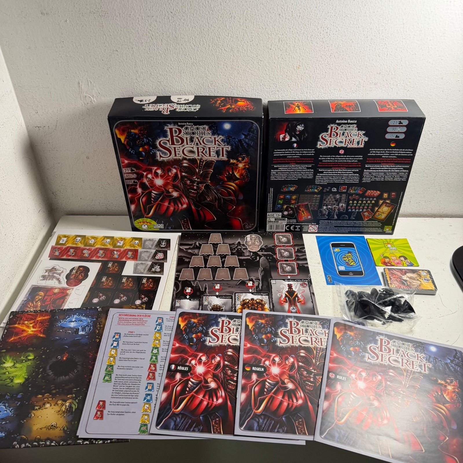 Ghost Stories: Black Secret Repos Production Cooperative Board Game Expansion