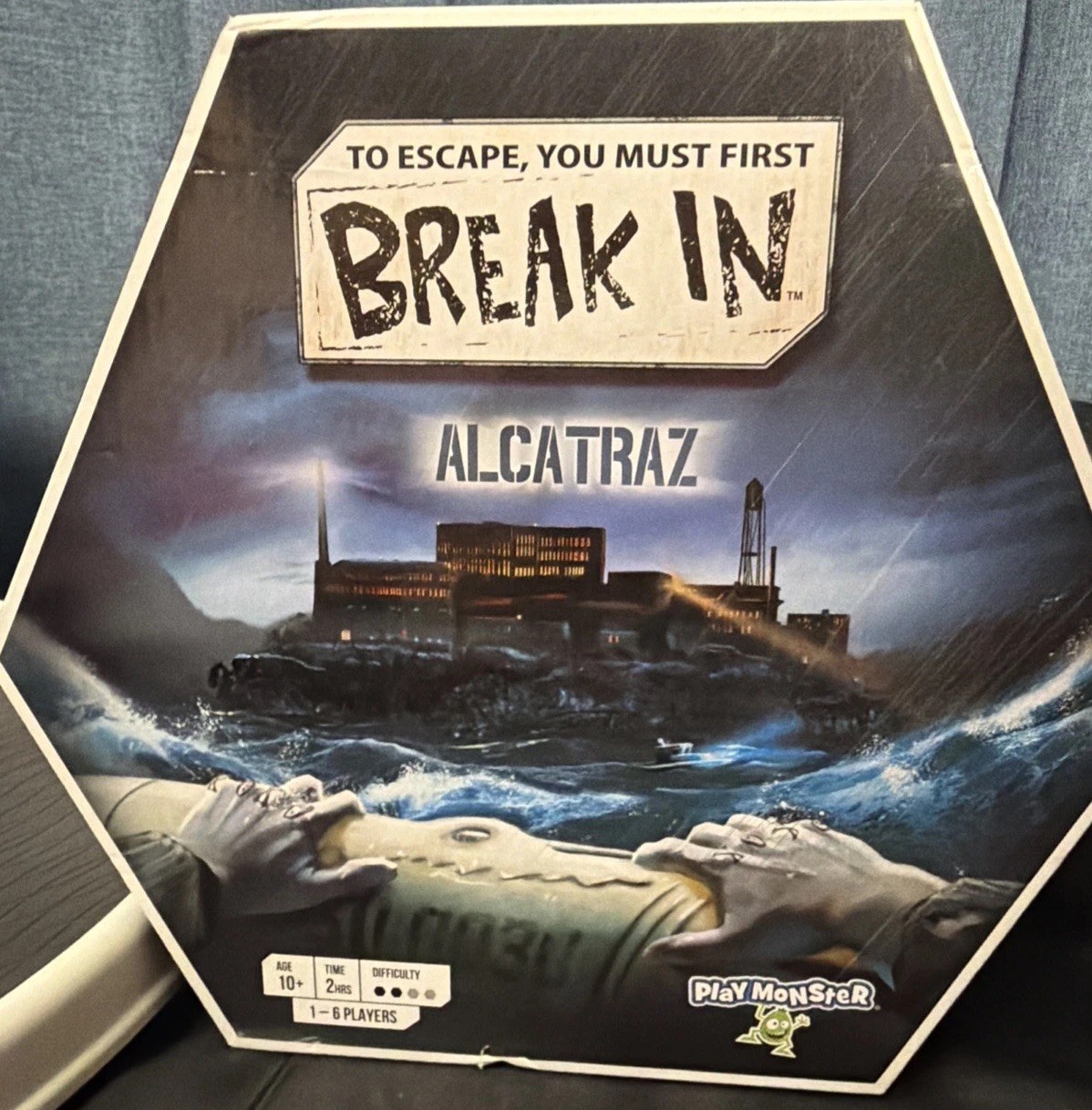 Playmonster Break In Alcatraz Escape Game Ages 10+ 1-6 Players