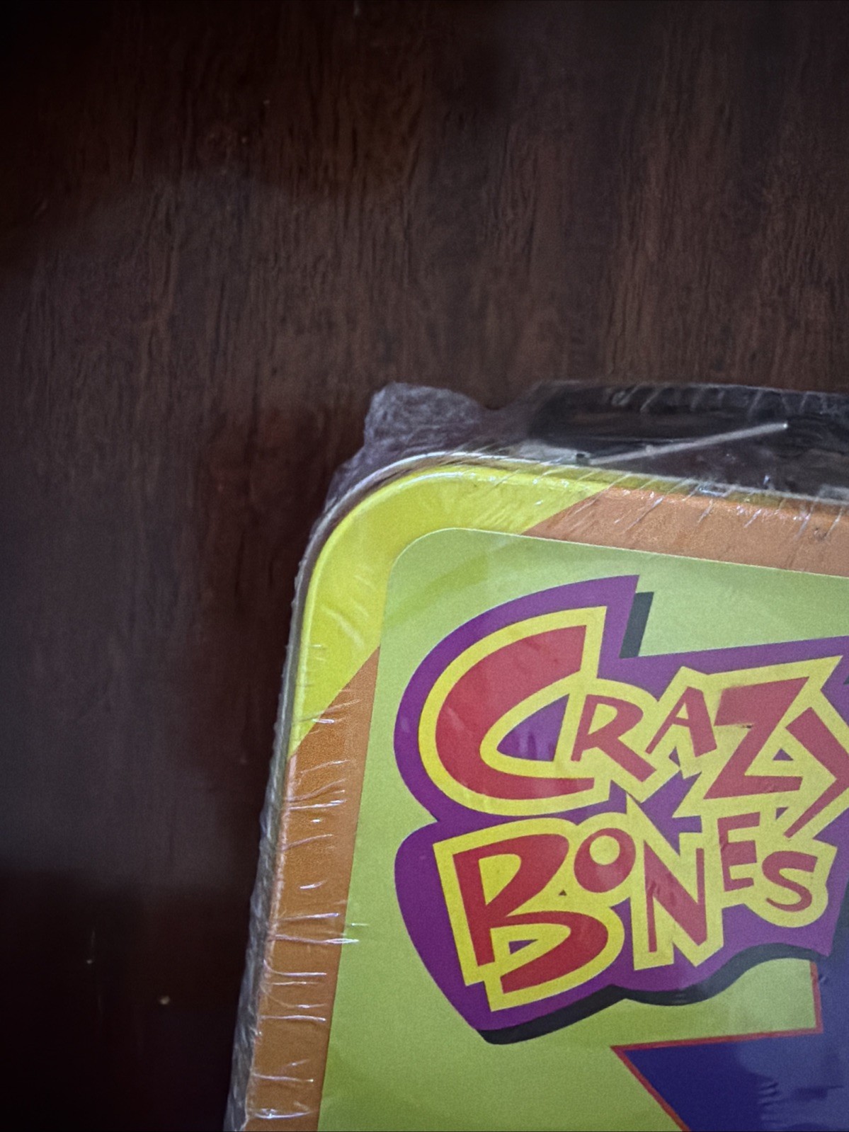 SUPER Rare Sealed Gogos Crazy Bones Zainy Brainy Lunchbox Exclusive Gold READ
