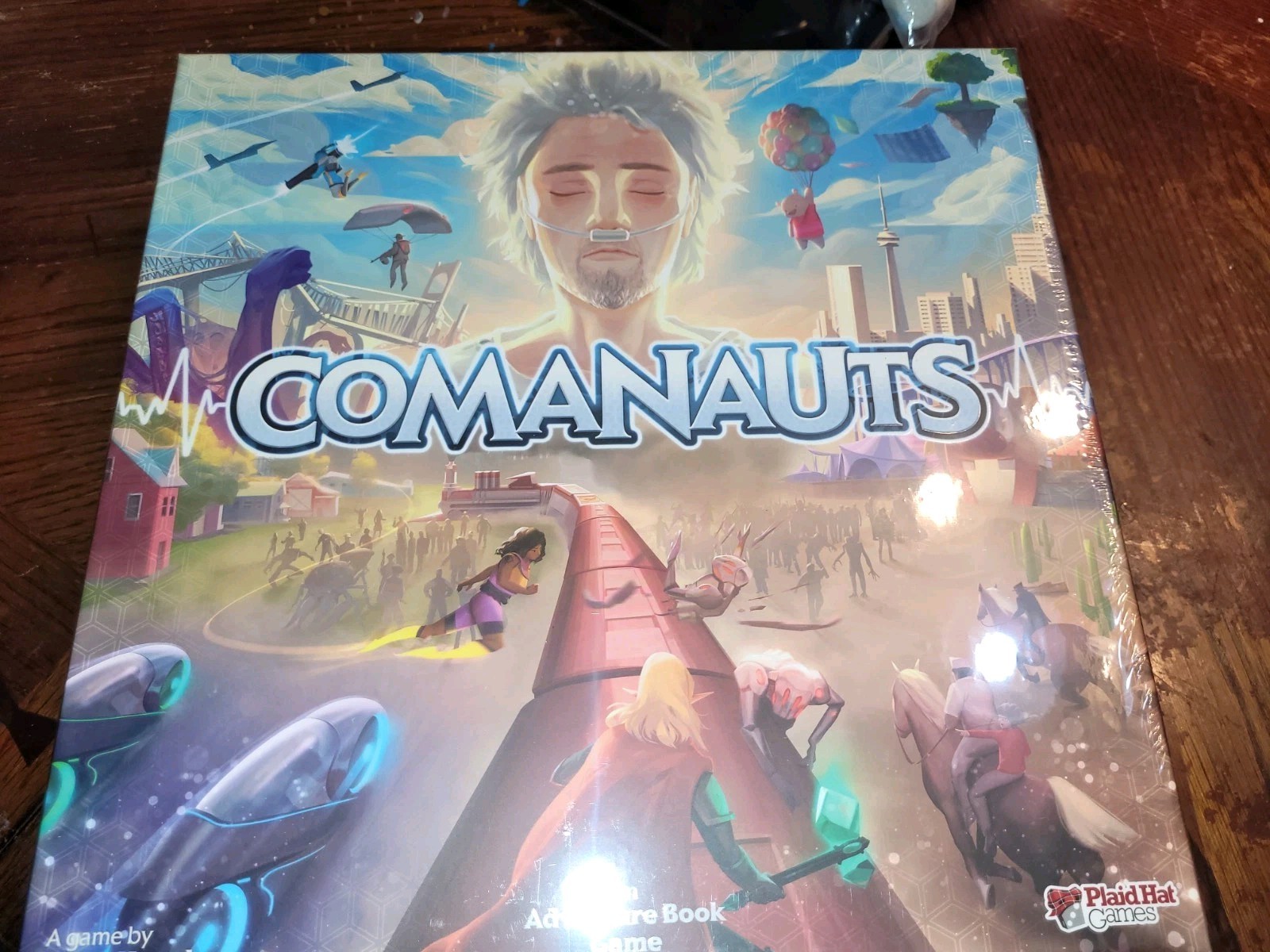 Comanauts Adventure Board Game Fantasy Flight Plaid Hat Games Sealed Free S/H