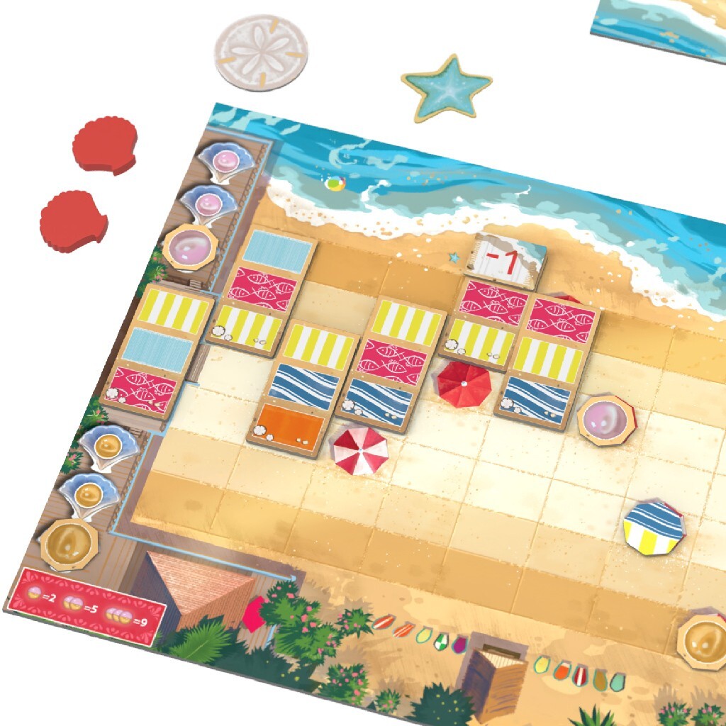 Maui Board Game Next Move Games NMG60100EN Family Tile Towel Beach