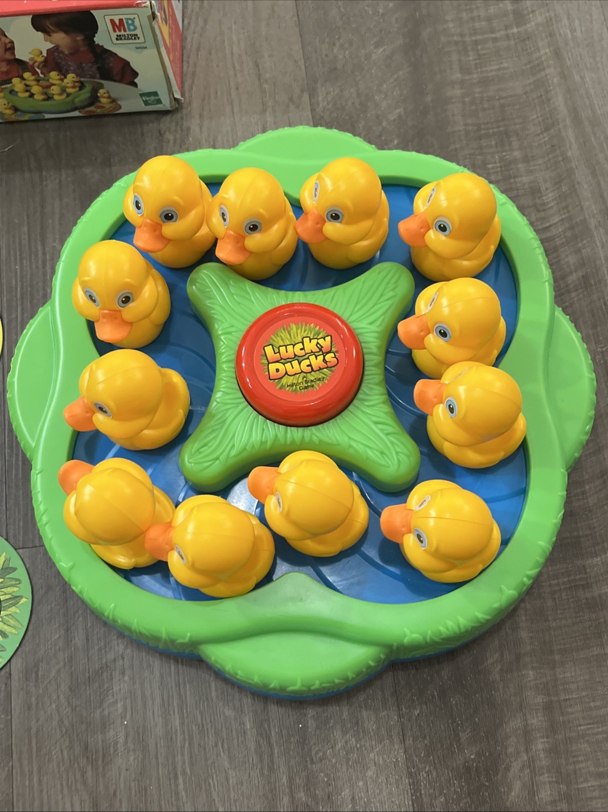 Vintage 1994 Lucky Ducks Kids Electronic Game Milton Bradley Tested And Working