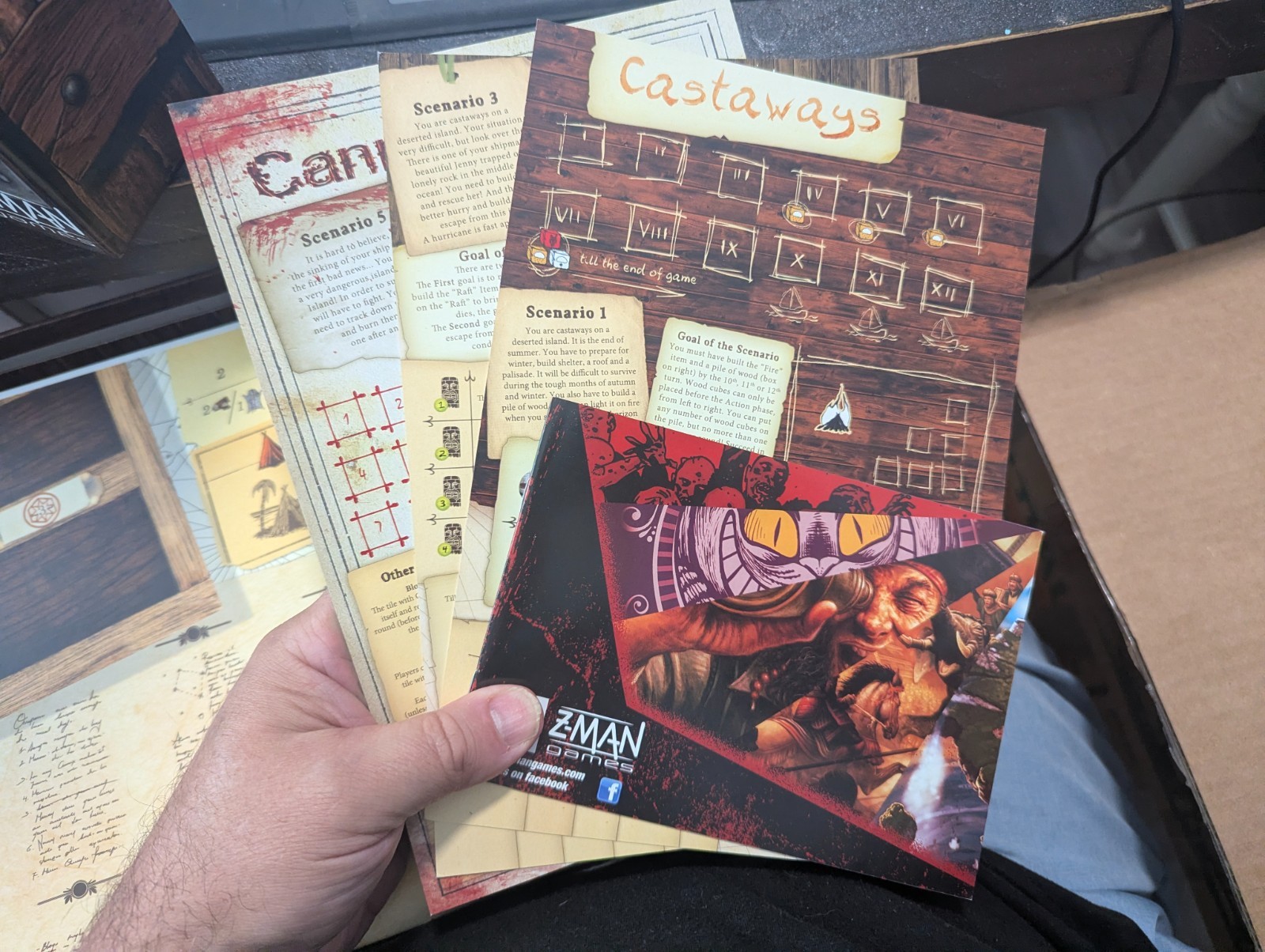ROBINSON CRUSOE Adv on the Cursed Isl Board Game 100% COMPLETE 2012 AWARD WINNER