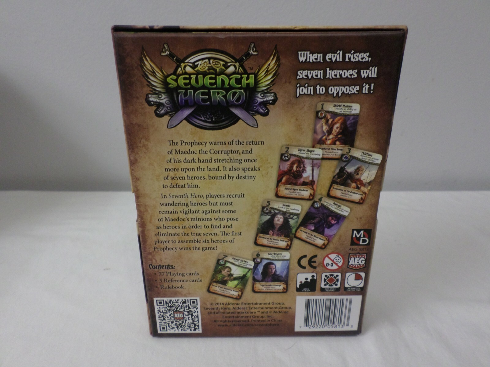 Seventh Hero Card Game [ Alderac 2014 ] [ 100% COMPLETE ]