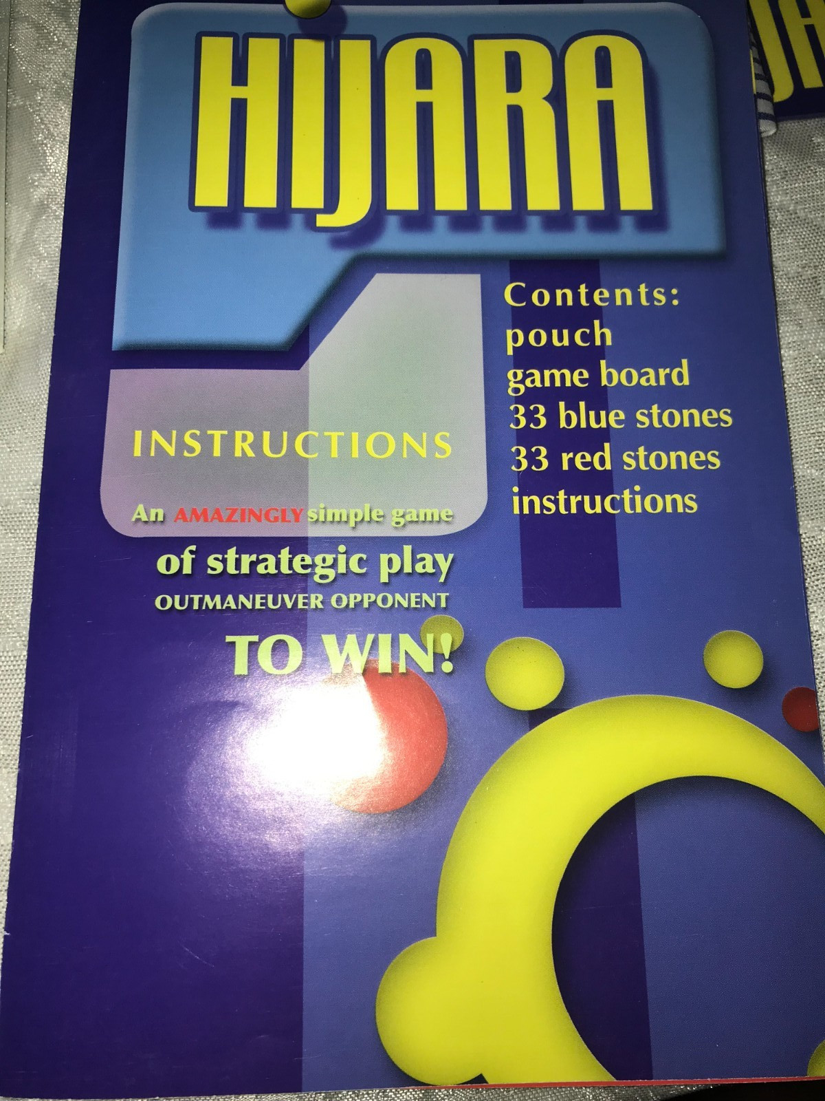 Rare 2003 STERLING Sunnywood 3533 Strategy BOARD GAME Glass Beads 100% COMPLETE