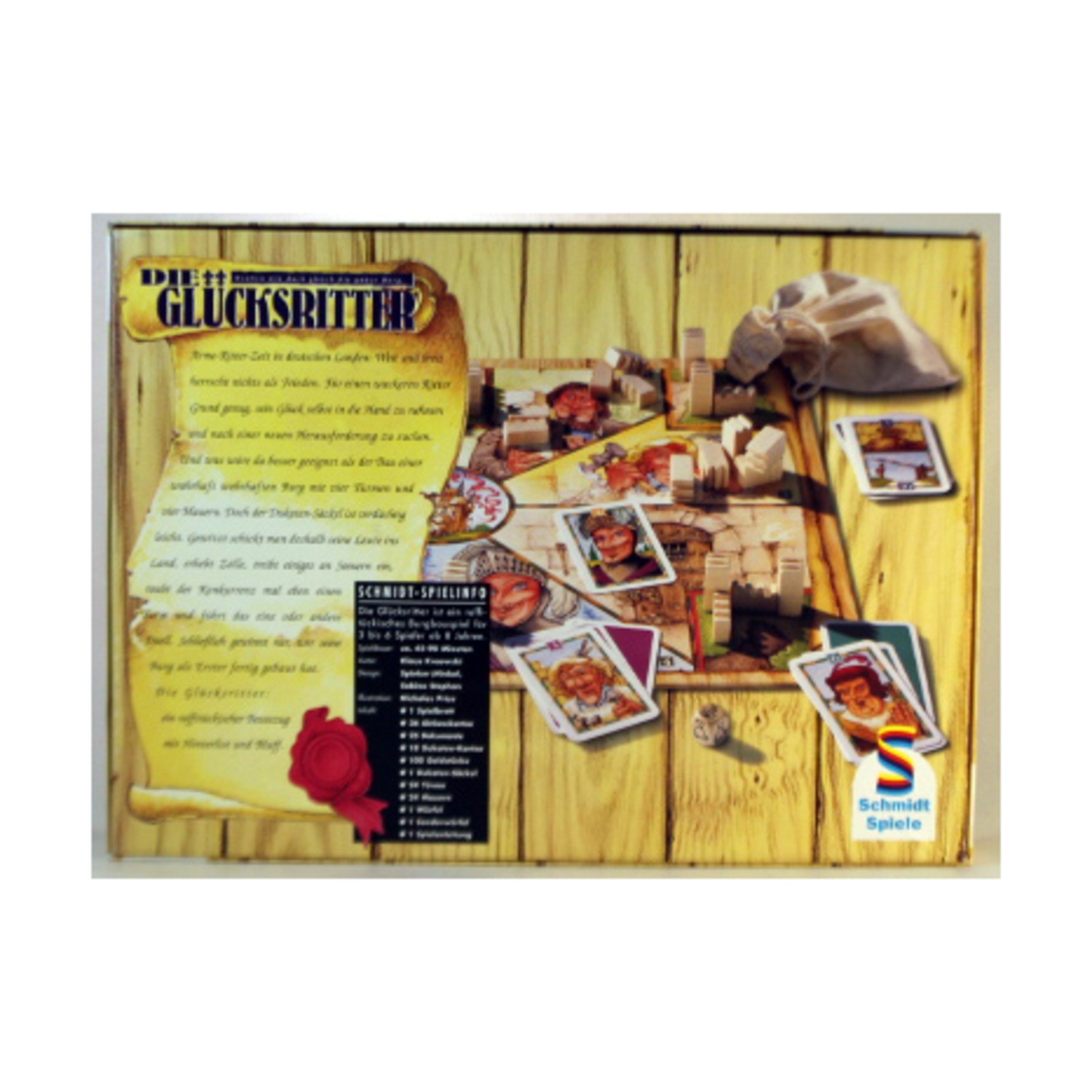 Schmidt Spiele Boardgame Die Glucksritter (Soldier of Fortune) Box VG+/NM