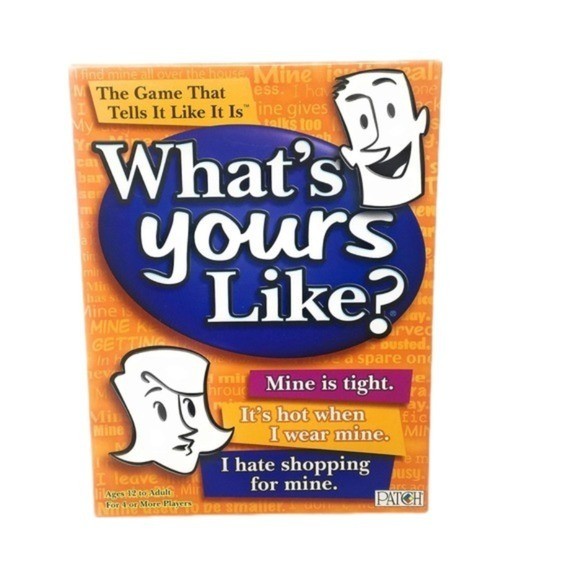 What’s Yours Like? Party Game by Patch Fun Family & Friends Word Guessing Game