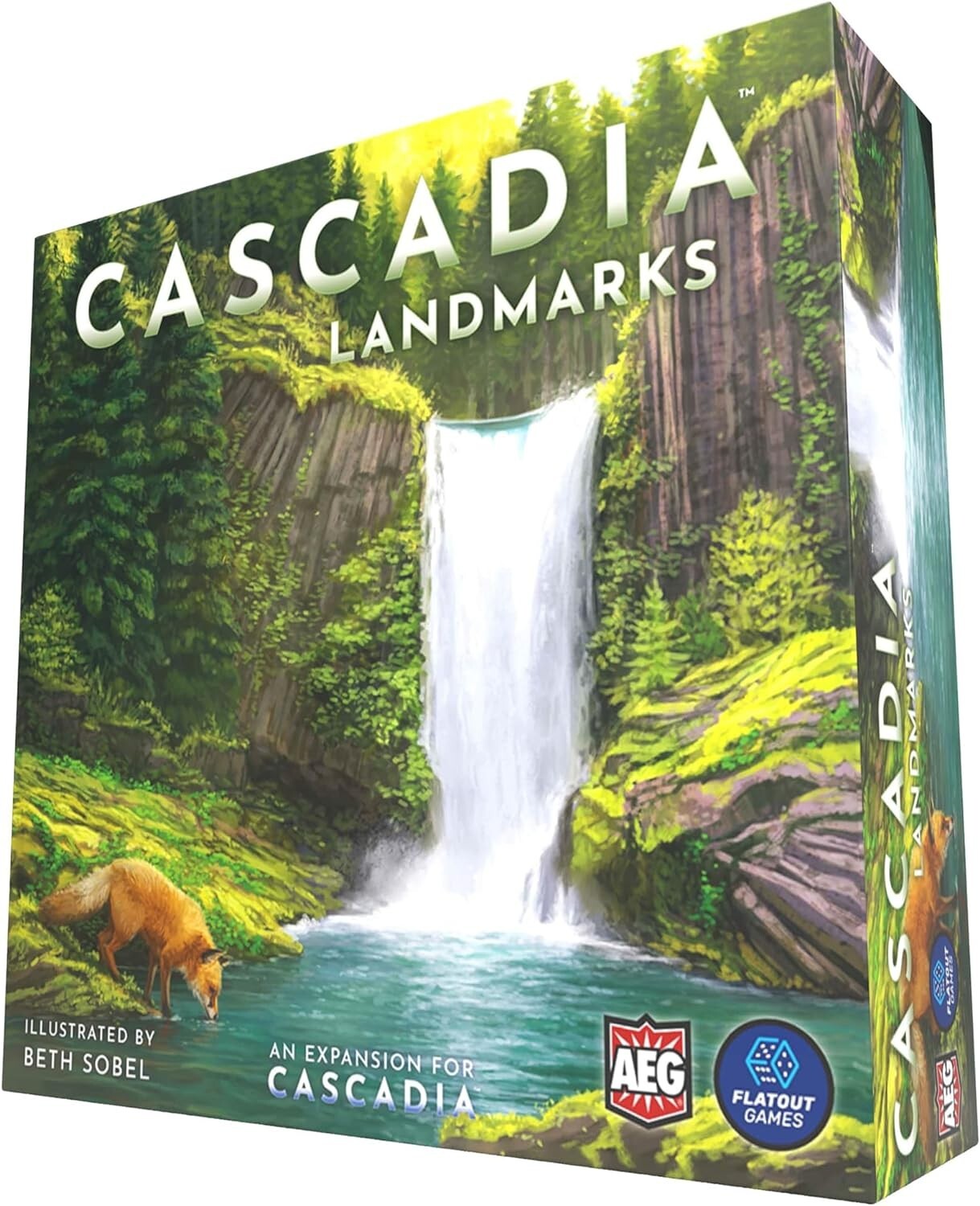 Landmarks Expansion Cascadia Board Game Alderac Flatout AEG 1034 Family Puzzle