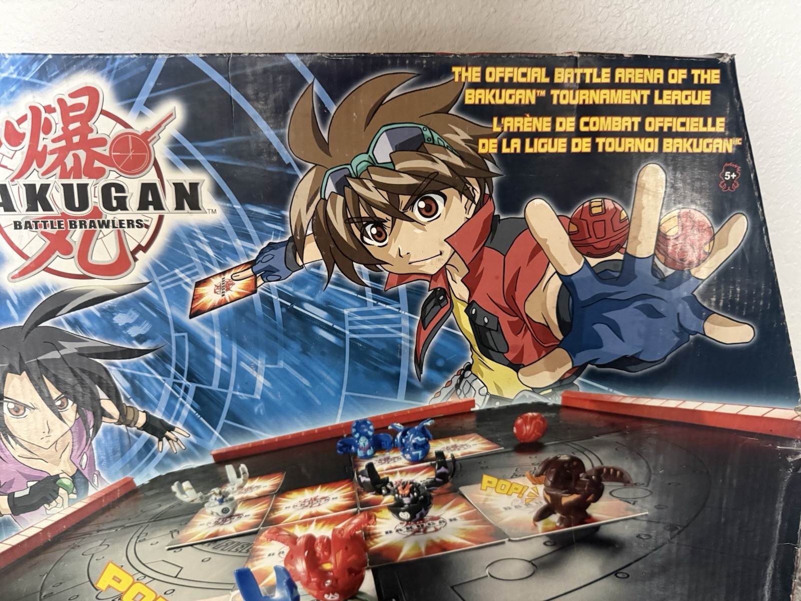 NEW Bakugan Battle Arena Collapsible Red/Black Box 2007 NEW In BOX