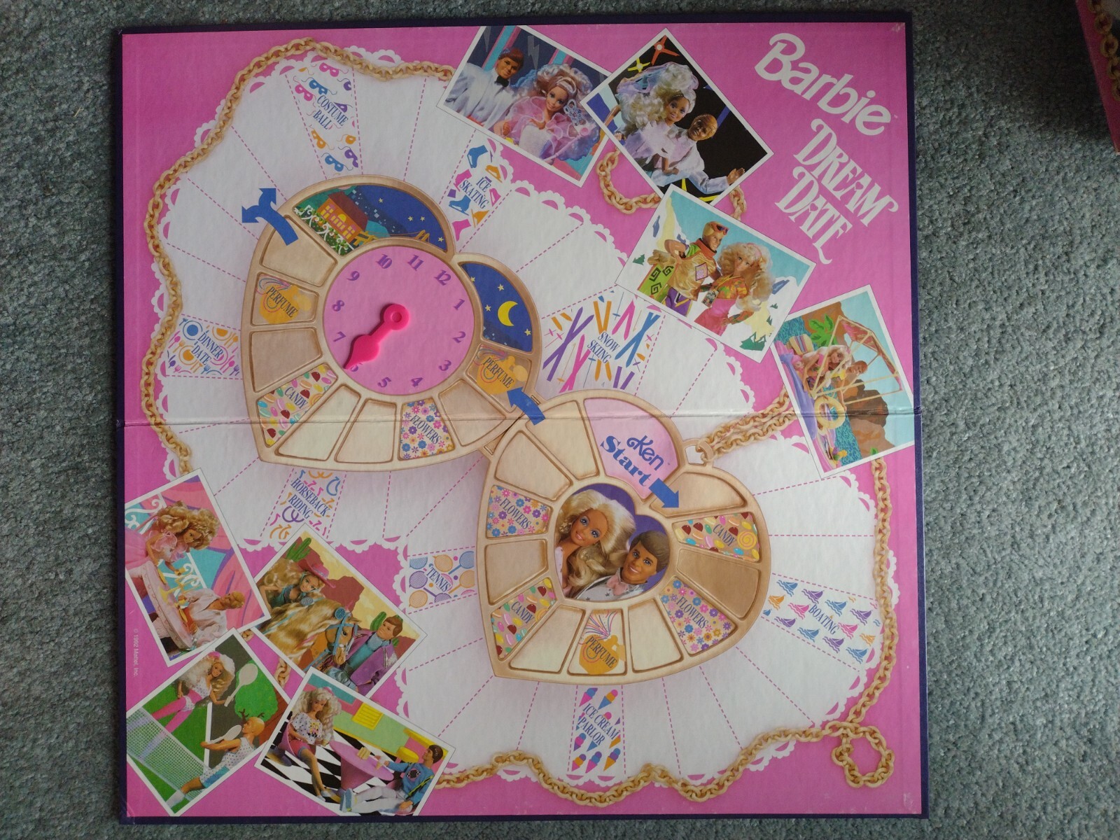 Barbie Dream Date Board Game 1992 Golden