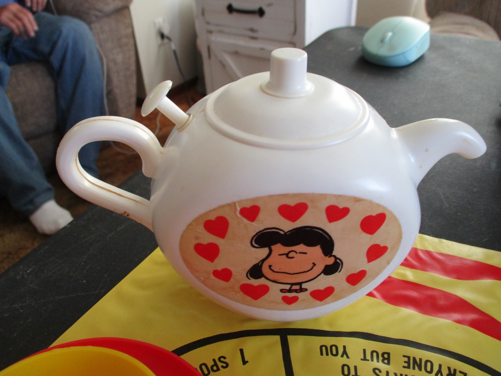 Vintage 1971 Peanuts Lucy’s Tea Party Game Milton Bradley 4129 Missing 4 sugars