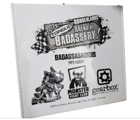 BADASSASAURUS Kickstarter Exclusive BORDERLANDS Arena of Badassery Game NEW