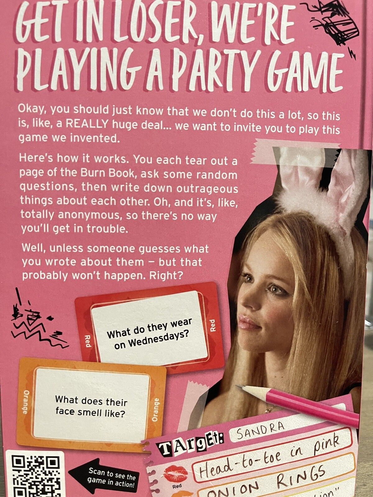 Brand New! MEAN GIRLS Burn Book A Party Game BRAND NEW Board Game TIKTOK