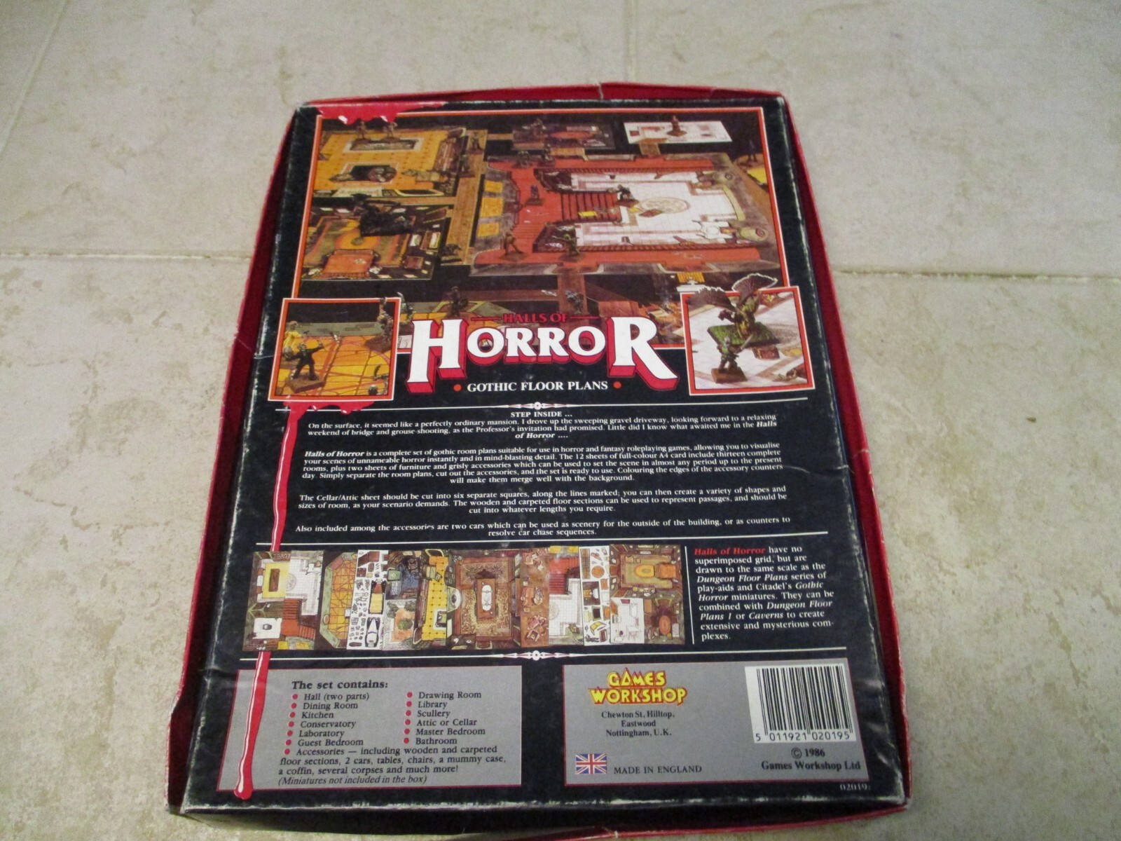 Halls of Horror: Gothic Floor Plans COMPLETE Dungeon Floor Plans 02019 GW AD&D