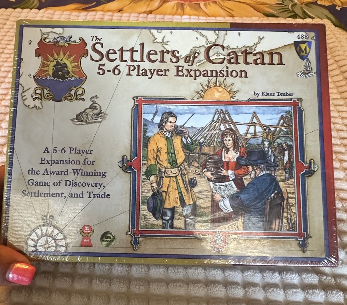 THE SETTLERS OF CATAN 5-6 Player Expansion 1999 #488 Mayfair Games NEW Sealed