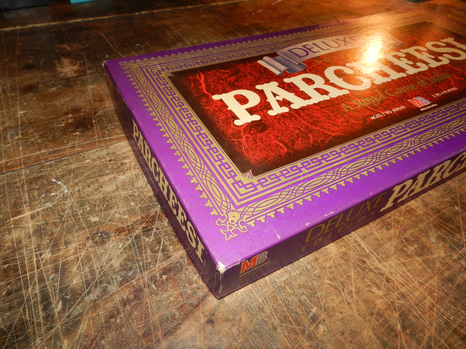 Milton Bradley Parcheesi Board Game 2-4 Players (4037) Complete!!